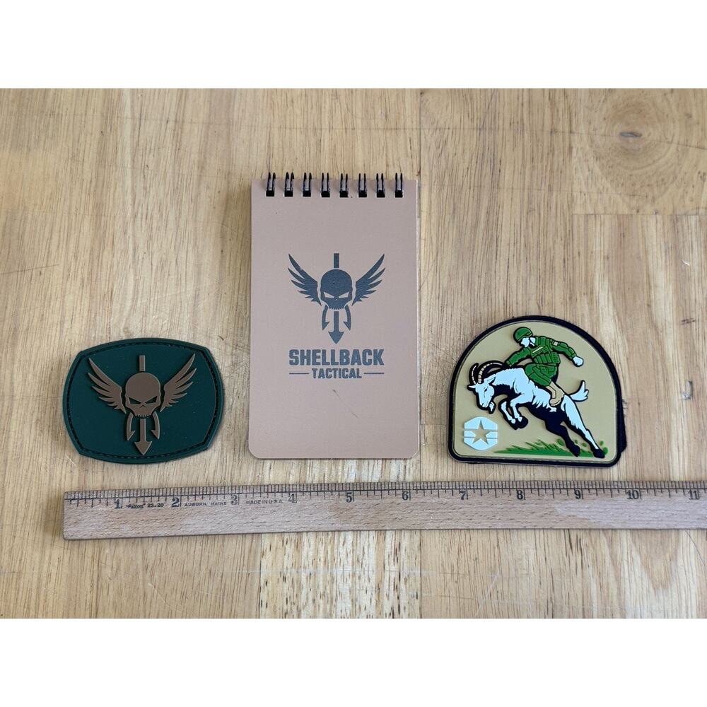Propper Military Goat Mounted 2 Morale Patches, Notepad LV Shot Show 2026 NEW